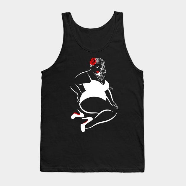 CurVz Tank Top by Toni Tees